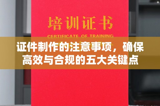 玉东证件制作的注意事项，确保高效与合规的五大关键点